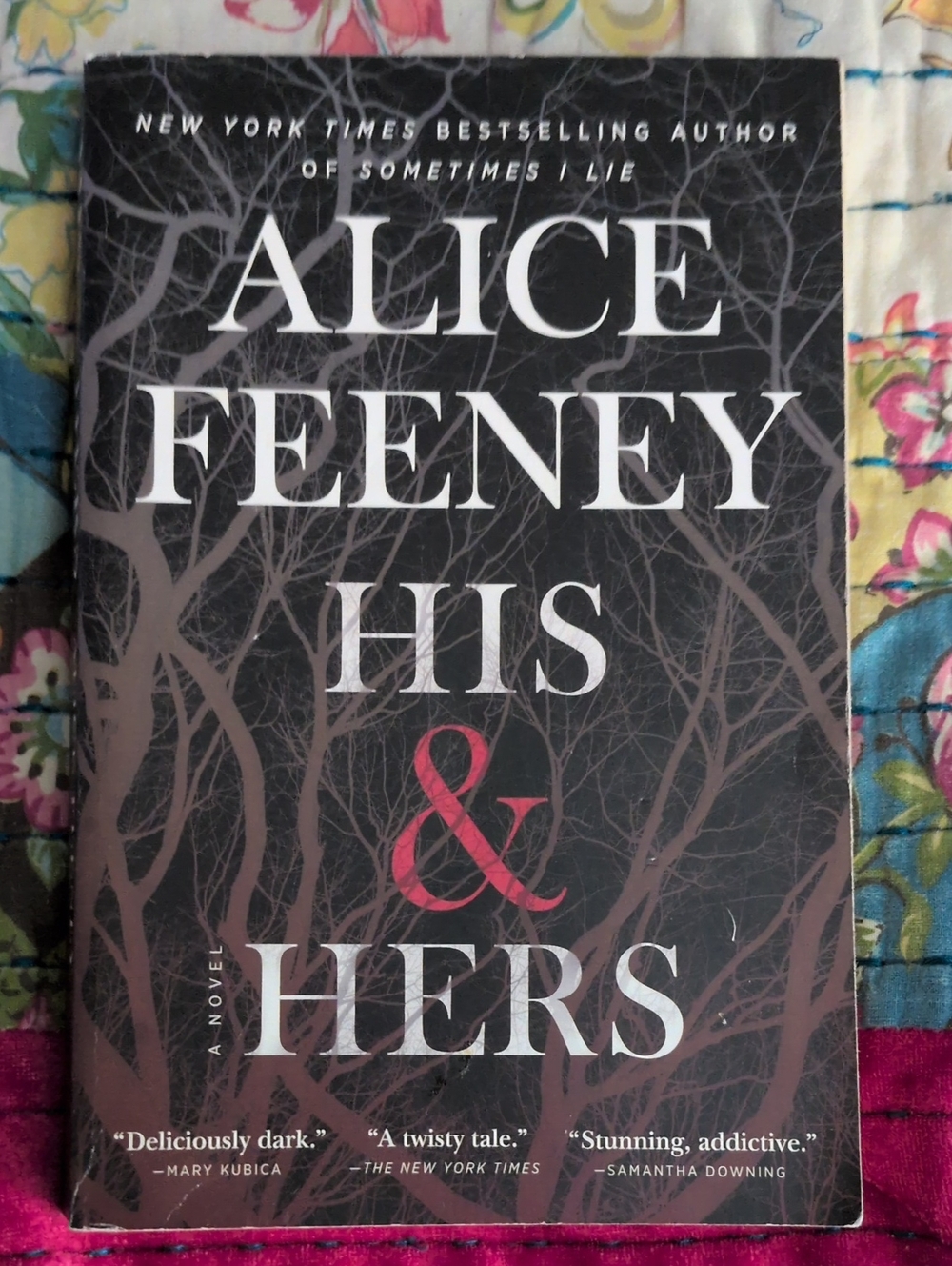 His & Hers - Black and Red Paperback Novel